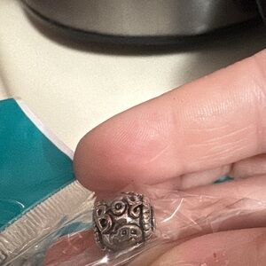 (7) Silver Bead Charms for Pandora Style Bracelet